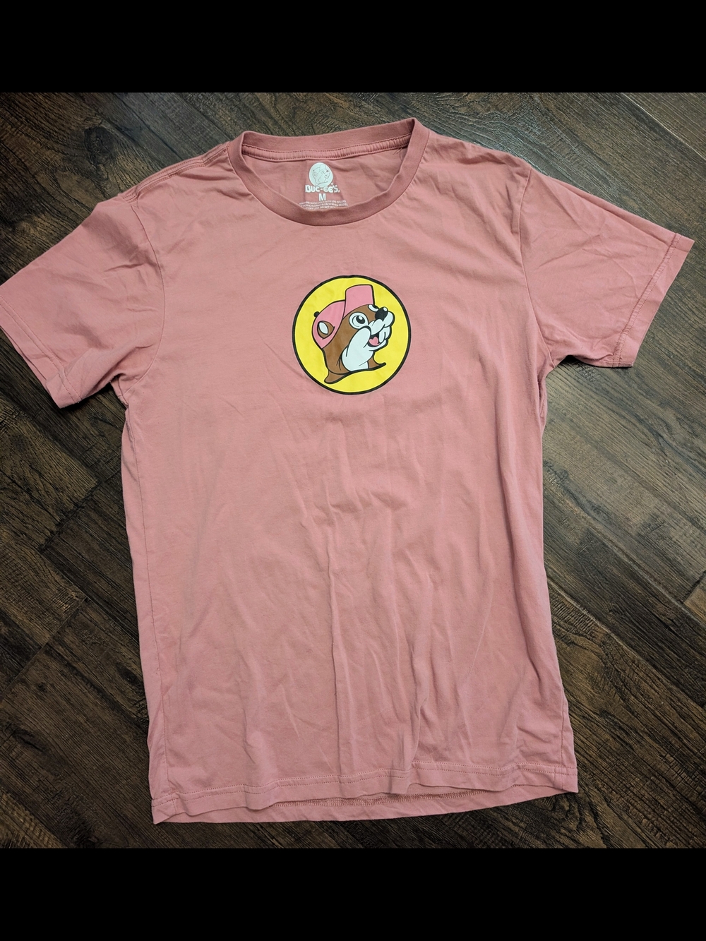 Buc-ee's Pink Logo Short Sleeve Tee